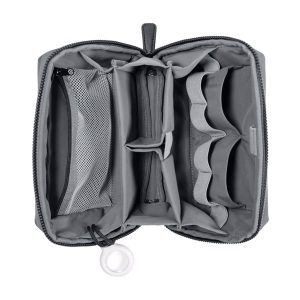 Belkin Tech Travel Bag Cable Organiser - Carrying Case for Travel Accessories - Fits iPhone, Power Bank, Charging Block, Apple Pencil, AirTag Holder - Travel Friendly, Soft Durable Fabric