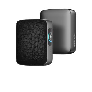 Green Lion VALMONT Power Bank 10000mAh with Unique Premium PU Leather [PD 45W, QC 18W], TFT Real Time Digital Display, Flight Approved, USB-A/USB-C Ports for Android/iOS/iPhone, Powerbank