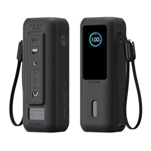 Silicone Protective Case for Anker 165W (25000mAh) Laptop Power Bank with TF/SIM Card Slot and Skin Friendly Wrist Strap (Black)