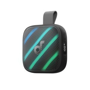 soundcore Boom Go 3i Portable Bluetooth Speaker by Anker, 24H Playtime, 15W Punchy Sound, Emergency Power Bank, Powerful BassUp 2.0, Bluetooth 6.0, IP68 Waterproof for Hiking/Cycling/Camping (Black)