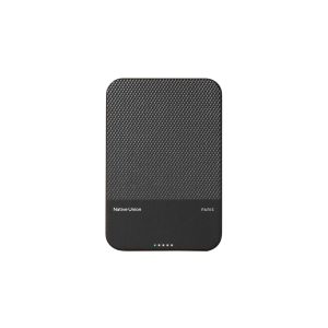 Native Union (RE) Classic Power Bank 5000mAh| Slimmest Magnetic Power Bank, Fast 15W Wireless Charging, Leather Finish, for Apple iPhone 15/14/13/12 Pro/Pro Max/Plus/Mini, MagSafe Compatible - Black