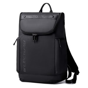 ah arctic hunter 15.6 Inch Laptop backpack Waterproof Business casual Travel backpack for Men Women, B00465 (Black)