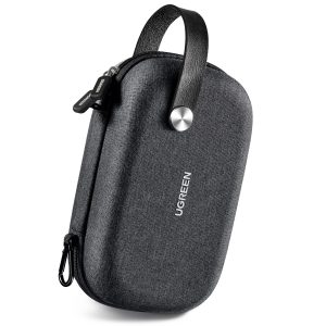 UGREEN Electronic Organizer, Travel Organizer for Electronics Accessories Water-resistant Shockproof External Hard Drive Case Small Travel Case for Cables, Chargers, SD Cards, Hard Disk, Flash Drives
