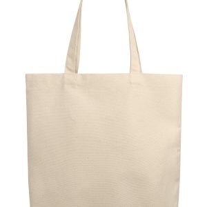 BagzDepot Set of 20 - Bulk Natural Cotton Canvas Tote Bags with Bottom Gusset, Strong 100 Percent Canvas Tote Bag Wholesale Art and Craft Reusable Grocery Tote Bags - ivory